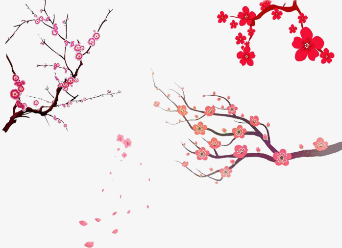 手绘樱花
