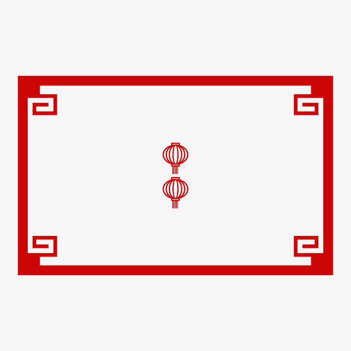矩形中国风边框