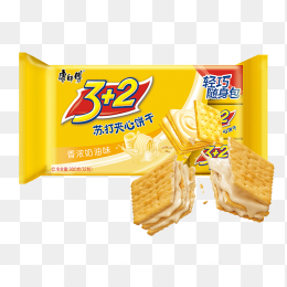 康师傅3+2苏打夹心饼干