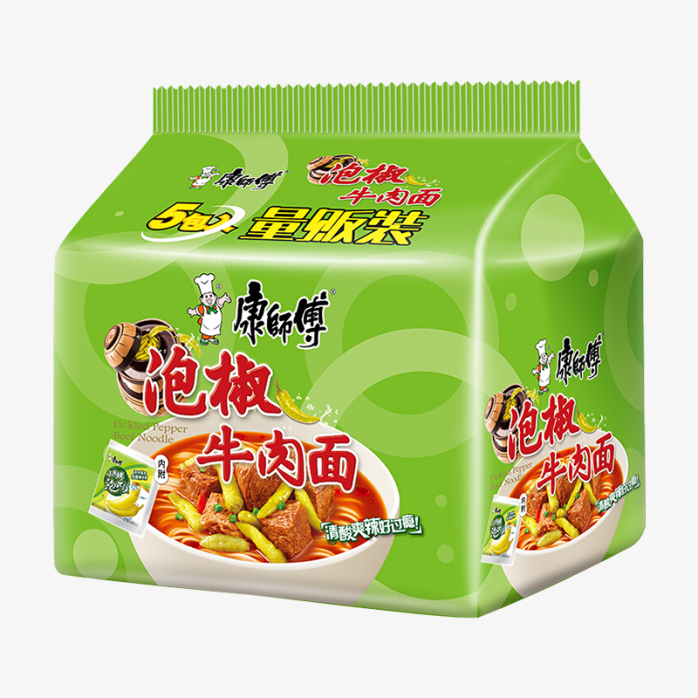 康师傅泡椒牛肉面