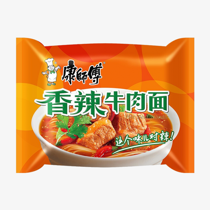 康师傅香辣牛肉面