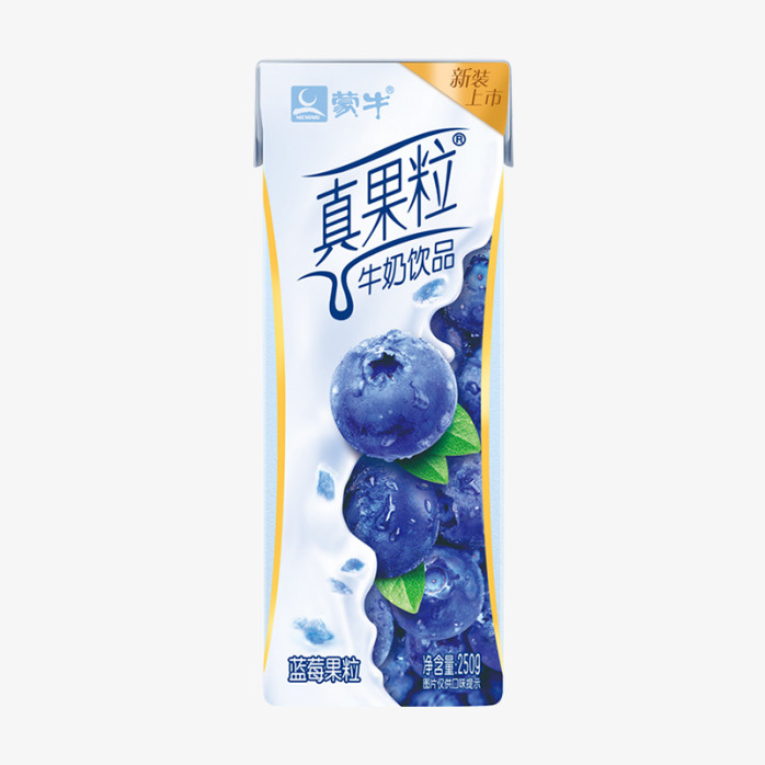 蒙牛真果粒蓝莓味