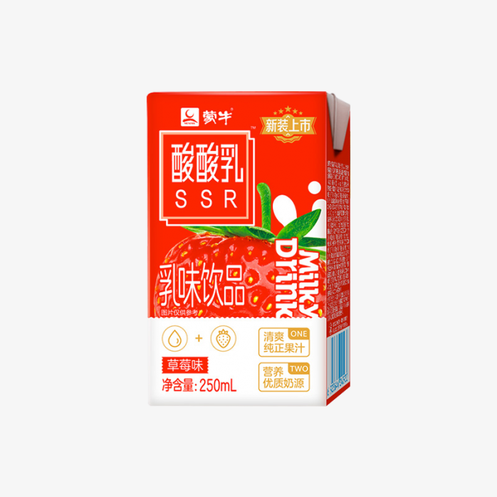 蒙牛酸酸乳草莓味