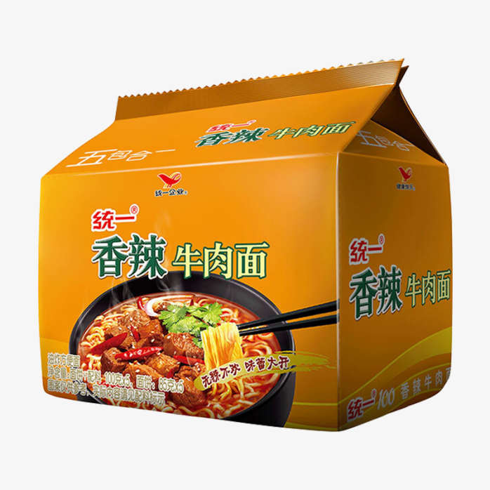 统一香辣牛肉面