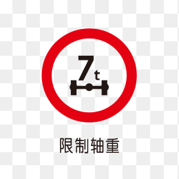 限制轴重7吨