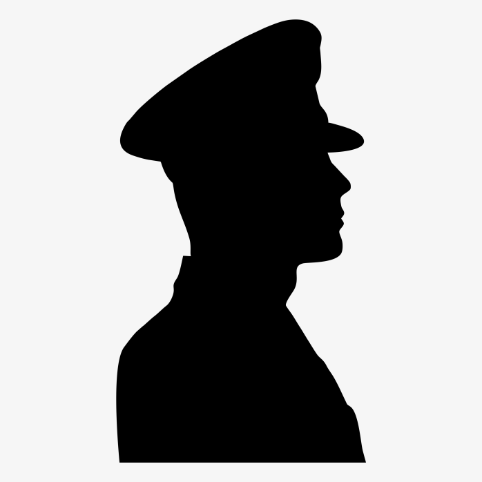 矢量军人剪影