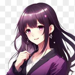 手绘女生头像