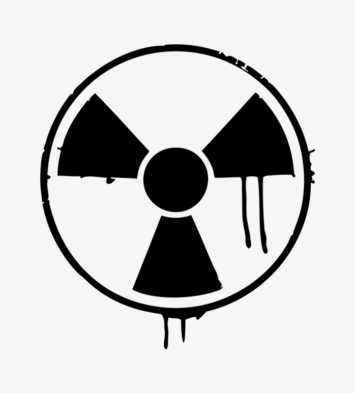 核辐射图标