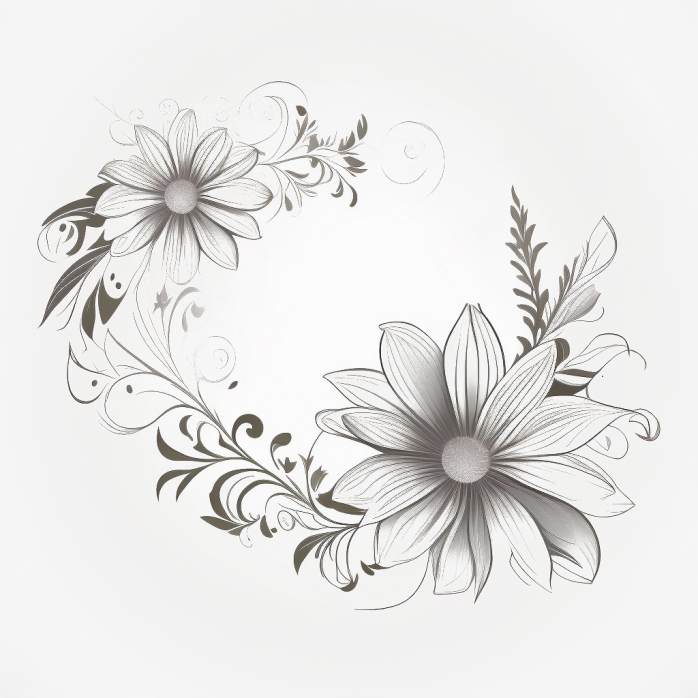 手绘花纹