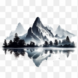 中国风水墨山水画