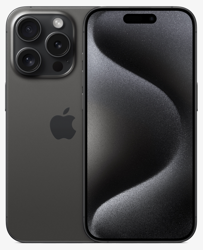 黑色苹果手机iPhone15