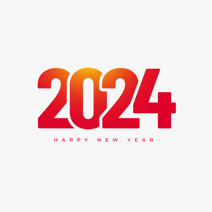 2024年元旦艺术字