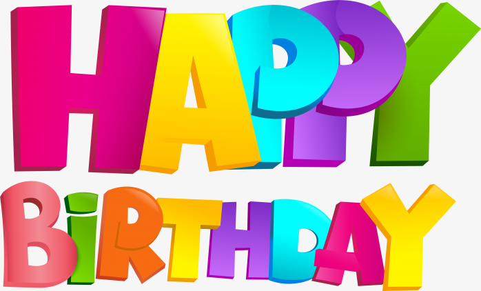 Happy birthday创意字体