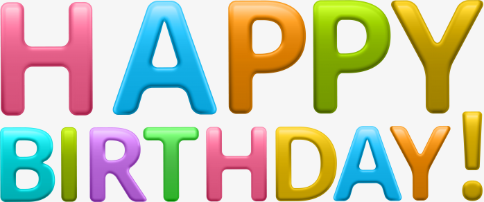 Happy birthday字体
