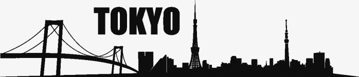 日本东京城市建筑剪影