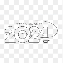 简约创意2024年字体