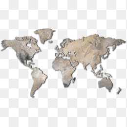 立体世界地图