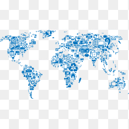 世界地图图标