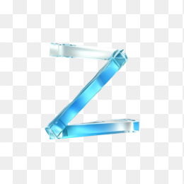 透明英文字母Z