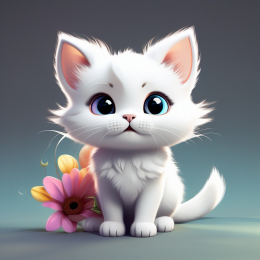 3D小白猫