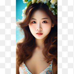 快图网AI绘制美女素材