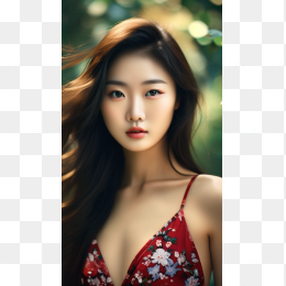 快图网AI绘制美女素材