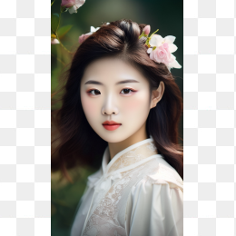 快图网AI生成美女壁纸