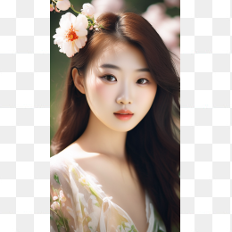 快图网AI生成美女壁纸