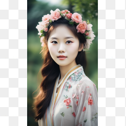 快图网AI生成美女壁纸