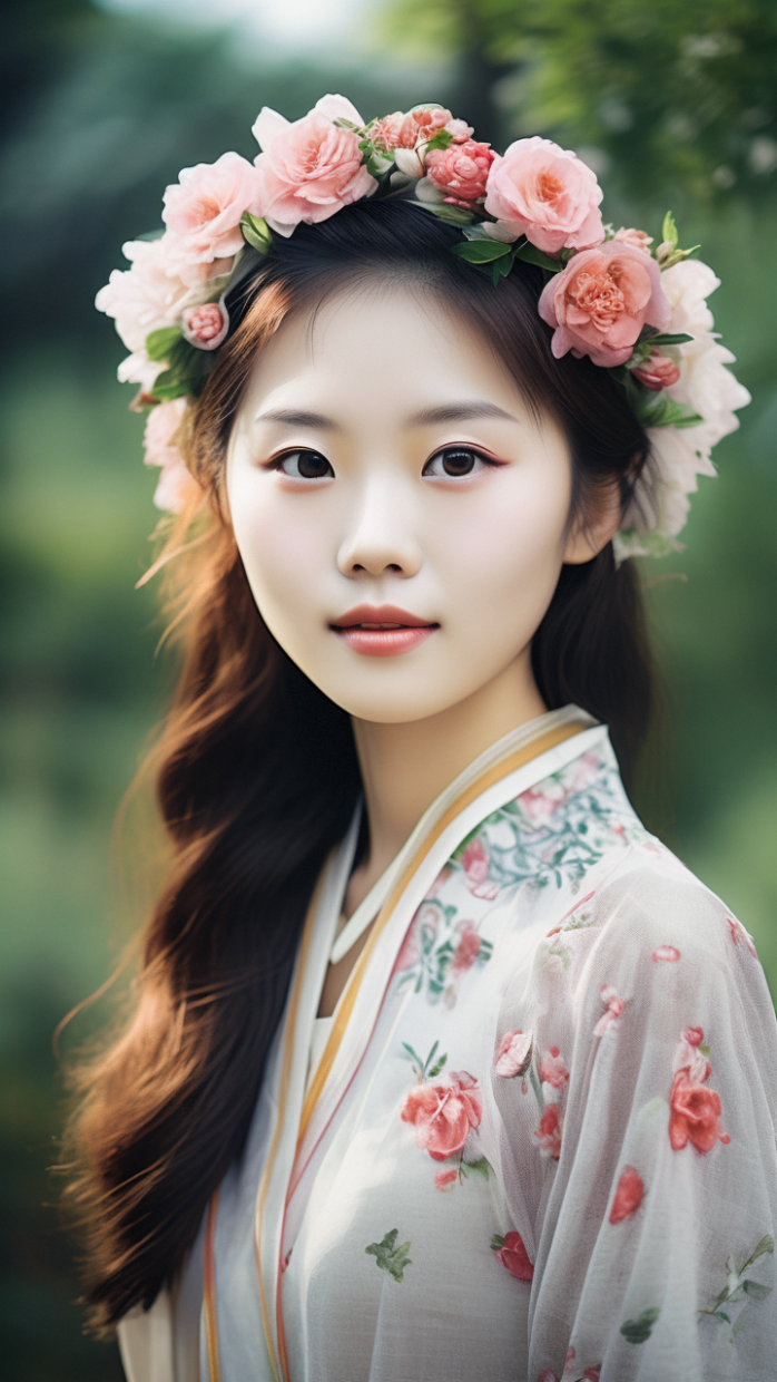 快图网AI生成美女壁纸
