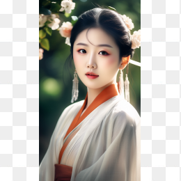 快图网AI生成中国风古装美女