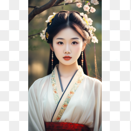快图网AI生成中国风古装美女