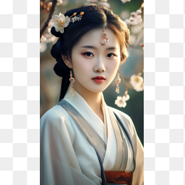 快图网AI生成中国风古装美女