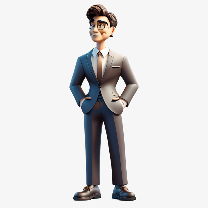 3D商务男人