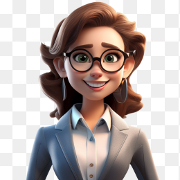 3D商务女士
