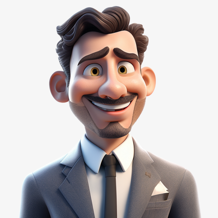 快图网AI创作商务3D男人