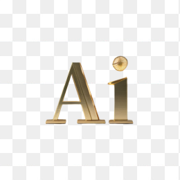 AI金属字体