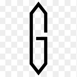 钻石组合字体-中G
