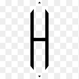 钻石组合字体-中H