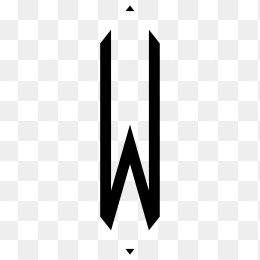 钻石组合字体-中W
