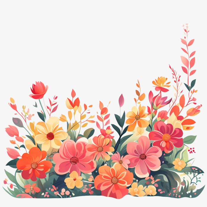 手绘花朵