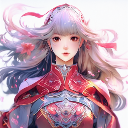 手绘卡通小女孩