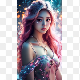 手绘性感美女