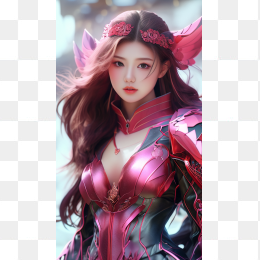 手绘性感美女