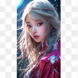 手绘美女