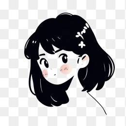 可爱卡通女像头像