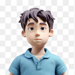3D男生头像