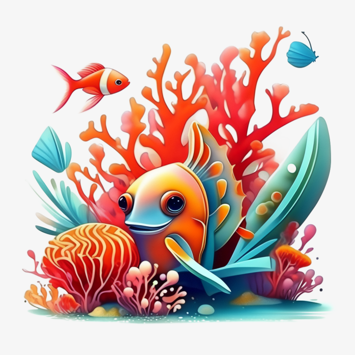 海底珊瑚植物世界