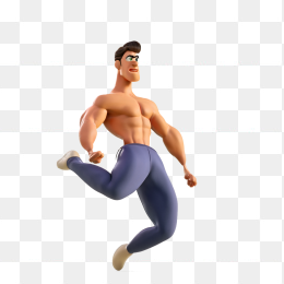 3D肌肉男
