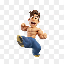 跳动的3D男人